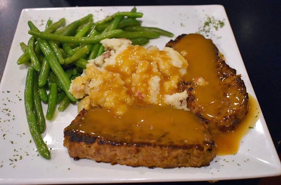 House-made Meatloaf Dinner at The Pines Tavern Bristol PA 