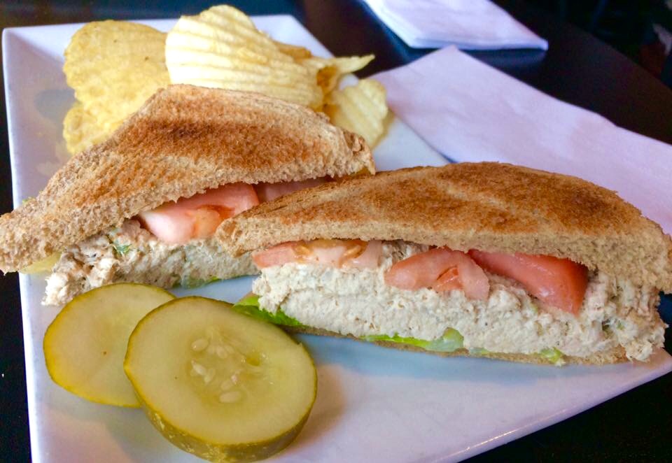 Tuna on Toast w. Lettuce and Tomato at The Pines Tavern Bristol PA 