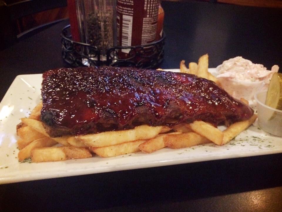 Half Rack BBQ Baby Back Rib Dinner at The Pines Tavern Bristol PA